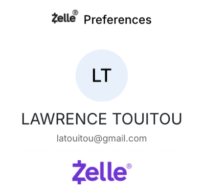 PAY BY ZELLE