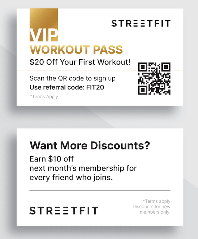 VIP PASS - STREETFIT PROMO