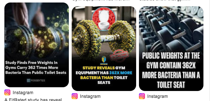 No Hygiene Weights with Germs