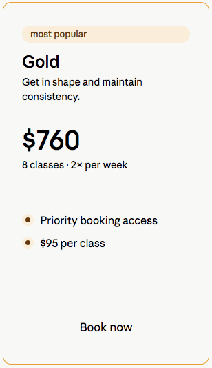 Pricing Tiles - Gold Subscription